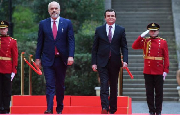 Курти на састанку са Рамом потегао и питање брисања граница: Велика Албанија у макрошенгену